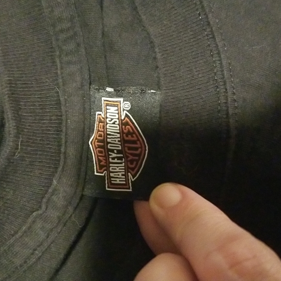 2018 Harley Davidson Motorcycle Skull Leprechaun Feeling Lucky Shirt X-Large - Picture 5 of 6